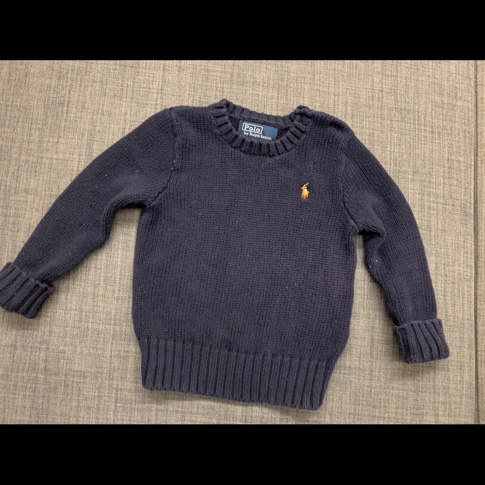 Polo knit dress sweater